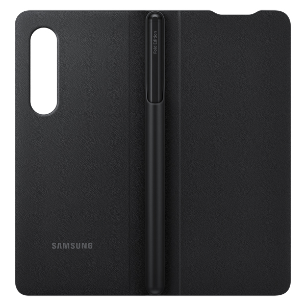 Jual Samsung Galaxy Z Fold3 Flip Cover with Pen - Black | eraspace.com
